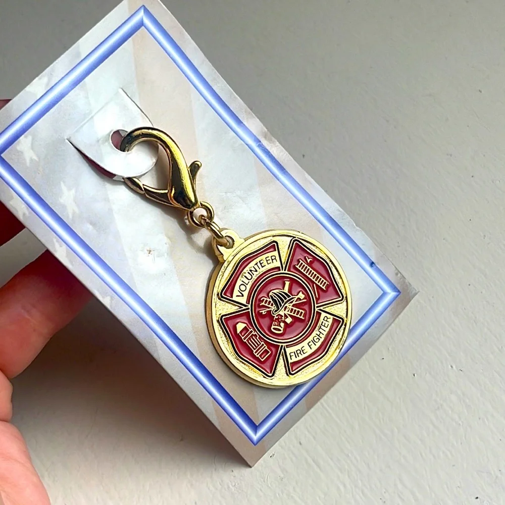 Volunteer Firefighter Keychain